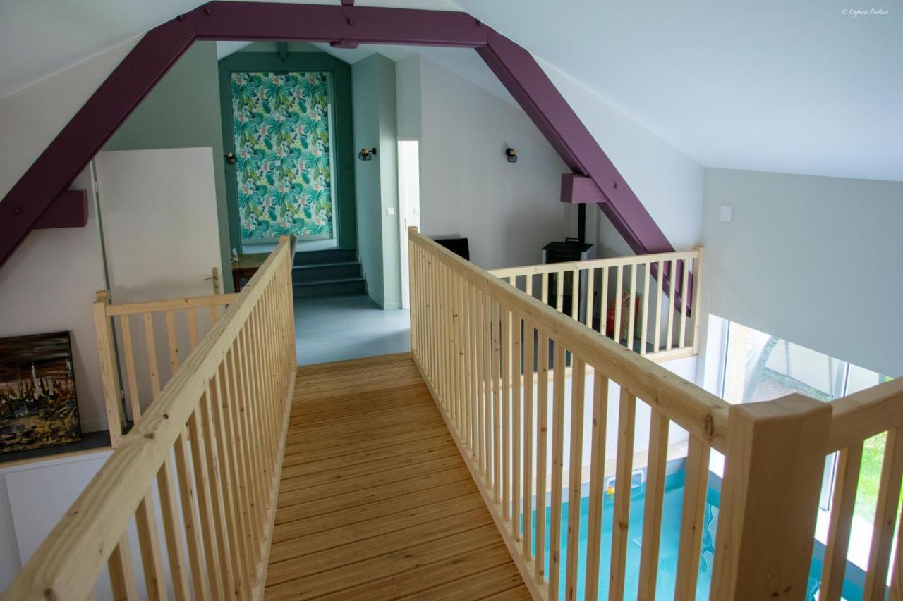 Villa Elegante A Panissieres Avec Piscine Privee Esterno foto